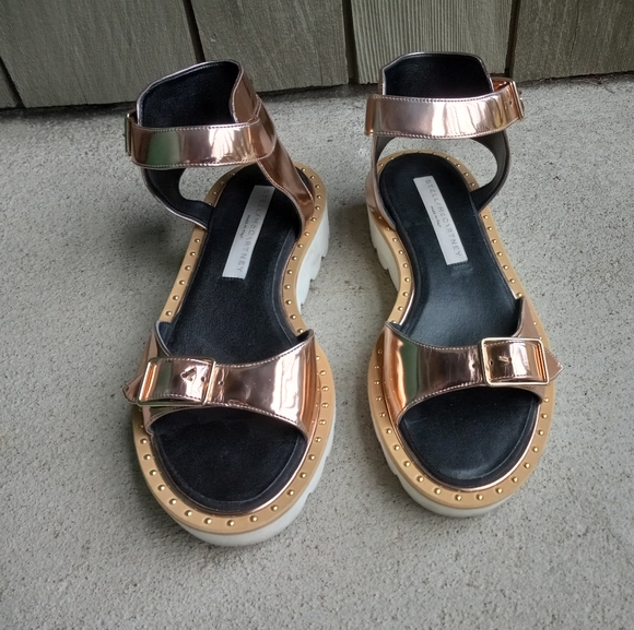 Stella Mccartney Odette Rose Gold  Sandals - Picture 5 of 11